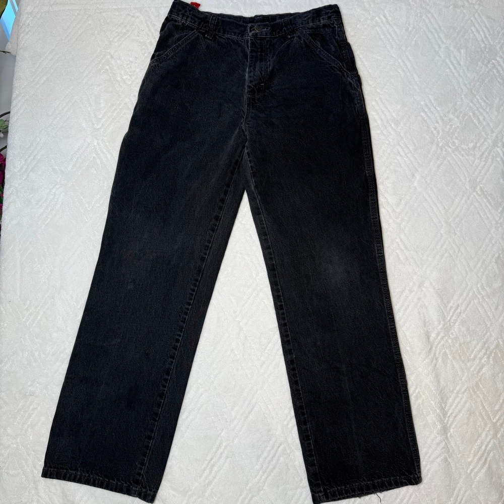 Y2K Workwear WRG Jeans Co Girls 16 Black Carpenter Utility Jeans Skater